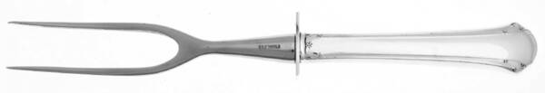 Chippendale (Sterling, 1937) Small Carving Fork W/Sterling Guard