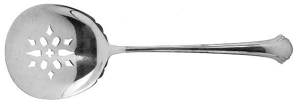 Chippendale (Sterling, 1937) Solid Bon Bon Spoon with Pierced Bowl
