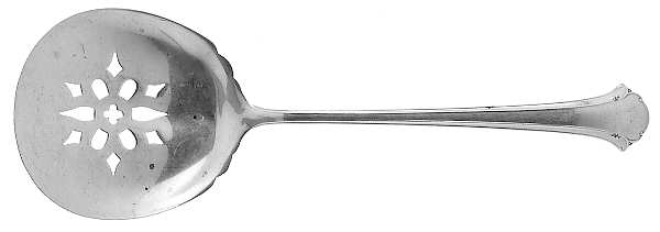 Chippendale (Sterling, 1937) Solid Bon Bon Spoon with Pierced Bowl