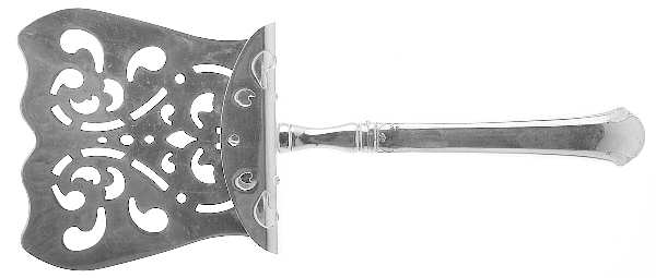 Chippendale (Sterling, 1937) Hollow Asparagus Server with Silverplate Hood