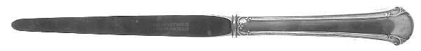 Chippendale (Sterling, 1937) Letter Opener with Stainless Blade