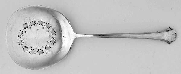 Chippendale (Sterling, 1937) Solid Bon Bon Spoon with Pierced Bowl