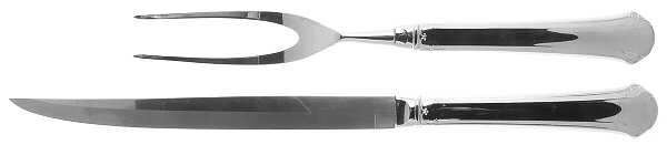 Chippendale (Stainless-Cutlery) Large 2-Piece Roast Carving Set w/Stainless Blade