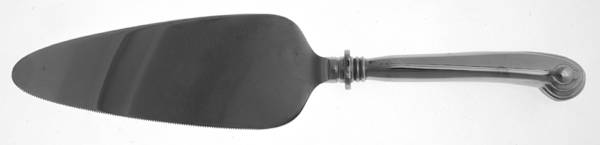 Churchill (Stainless) Pie Server with Stainless Blade, Pistol Handle by Towle Silver