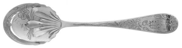 Clover (Sterling, 1887) Bright Cut Bowl Sugar Spoon