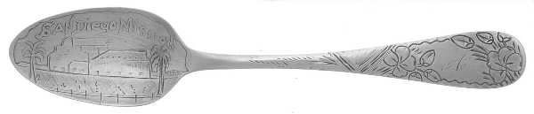 Clover (Sterling, 1887) Souvenir Spoon (Five O'Clock)