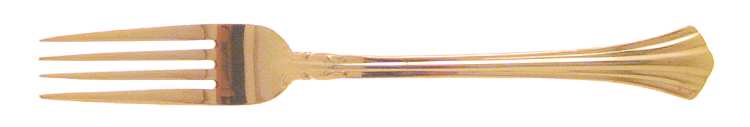 Classic Plume Gold (Electroplate, 1988) Fork