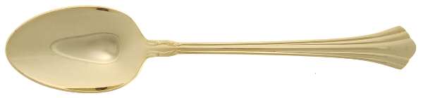 Classic Plume Gold (Electroplate, 1988) Tablespoon (Serving Spoon) by Towle Silver
