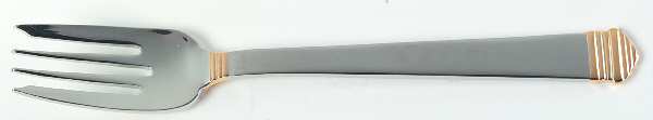 Colonnade-Gold Accent (Stainless) Individual Salad Fork by Towle Silver