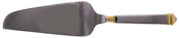 Colonnade-Gold Accent (Stainless) Pie and Cake Server, Solid Piece