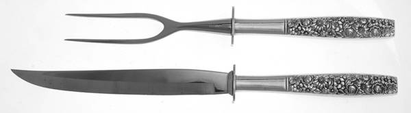 Contessina (Sterling, 1965) Small Steak 2-Piece Carving Set w/Stainless Blade