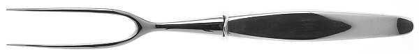 Contour (Sterling, 1950) Small Steak Carving Fork with Stainless Prongs