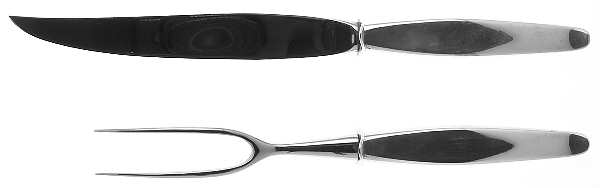 Contour (Sterling, 1950) Small Stainless Blade 2-Piece Steak Carving Set