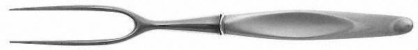Contour (Sterling, 1950) Small Steak Carving Fork with Stainless Prongs