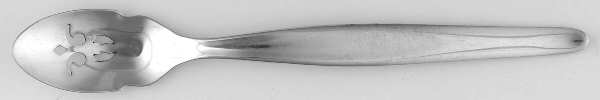 Contour (Sterling, 1950) Short Handled Olive Spoon with Pierced Bowl