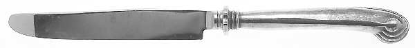 Contessa (Silverplate, 1980) New French Hollow Pistol Knife