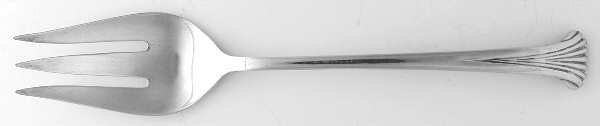 Contessa (Silverplate, 1980) Large Solid Cold Meat Serving Fork