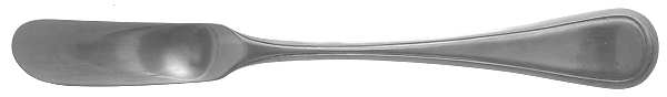 Contour (Stainless) Flat Handle Master Butter Knife by Towle Silver