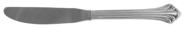 Colonial Plume (Silverplate, 1980) Modern Hollow Butter Spreader (Stainless)