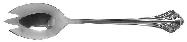 Colonial Plume (Silverplate, 1980) Pierced Tablespoon (Serving Spoon) by Towle Silver