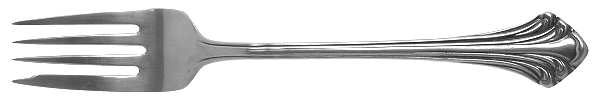 Colonial Plume (Silverplate, 1980) Individual Salad Fork