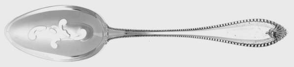 Cordova (Sterling, 1902, No Monograms) Pierced Tablespoon (Serving Spoon) CM