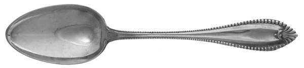 Cordova (Sterling, 1902, No Monograms) Dessert/Oval Soup Spoon