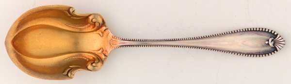 Cordova (Sterling, 1902, No Monograms) Sugar Shell Spoon