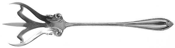 Cordova (Sterling, 1902, No Monograms) Large Lettuce Serving Fork