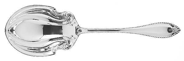 Cordova (Sterling, 1902, No Monograms) Large Solid Berry/Casserole Spoon