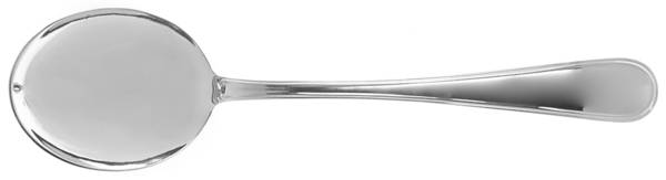 Colonial Thread (Sterling, 1950) Round Bowl Soup Spoon (Cream Soup)
