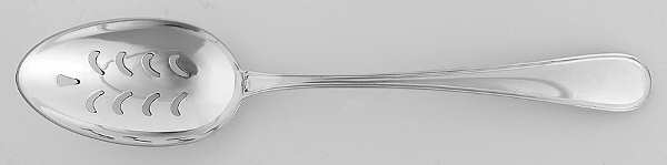 Colonial Thread (Sterling, 1950) Pierced Tablespoon (Serving Spoon)