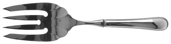 Colonial Thread (Sterling, 1950) Large Stainless-Tine Cold Meat Serving Fork