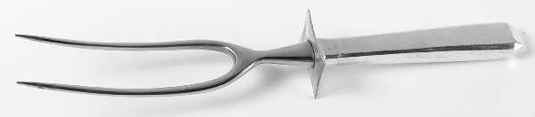 Craftsman (Sterling, 1932) Large Stainless-Prong Roast Carving Fork