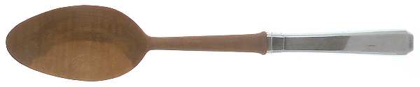 Craftsman (Sterling, 1932) Salad Serving Spoon with Wooden Bowl