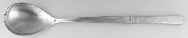 Craftsman (Sterling, 1932) Oversized Solid Hollow Handle Salad Serving Spoon