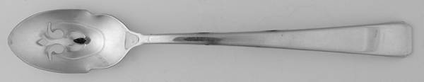Craftsman (Sterling, 1932) Short Handled Olive Spoon with Pierced Bowl