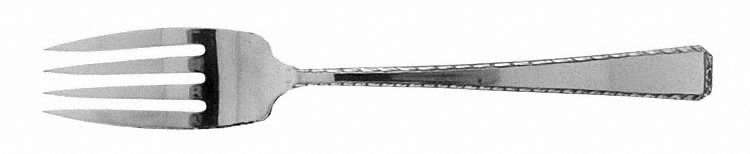 Craftsman-Carved (Sterling, 1933) Individual Salad Fork