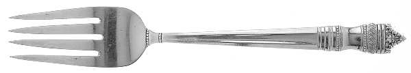 Danish Baroque (Sterling, 1970) Individual Salad Fork
