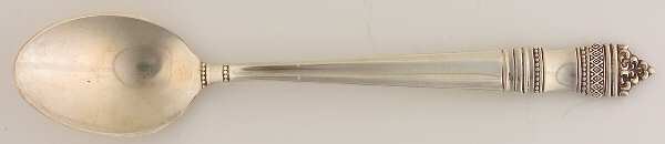 Danish Baroque (Sterling, 1970) Five O'Clock Teaspoon