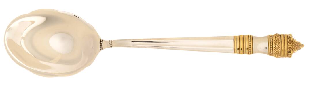 Danish Baroque Gold (Sterling, 1974) Sugar Spoon