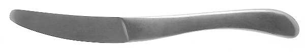 Design 1 (Stainless) Modern Solid Knife