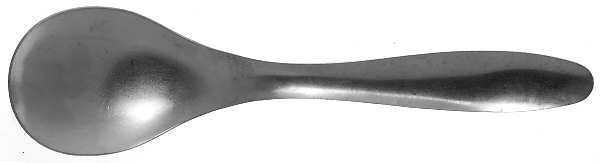 Design 9 (Stainless) Solid Salad Serving Spoon