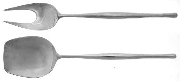 Design 3 (Silverplate) Solid Serving Set by Towle Silver