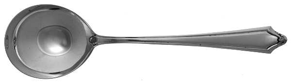 Dorothy Manners (Sterling, 1919) Round Bowl Soup Spoon (Gumbo)