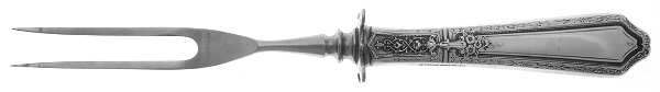 D'Orleans (Sterling, 1923) Small Steak Carving Fork with Stainless Prongs