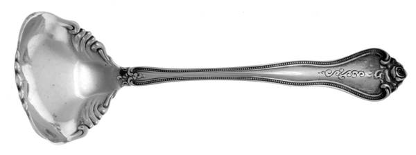 Du Barry (Sterling, 1900) Solid Piece Cream Ladle
