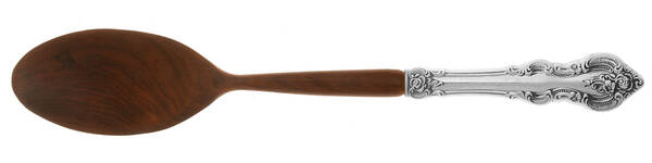 El Grandee (Sterling, 1964) Salad Serving Spoon with Wooden Bowl HC