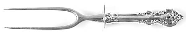 El Grandee (Sterling, 1964) Large Stainless-Prong Roast Carving Fork