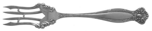 Empire (Sterling, 1894) Small Solid Cold Meat Serving Fork